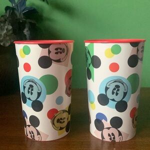NWT Mickey Mouse Red 22oz Cup Set